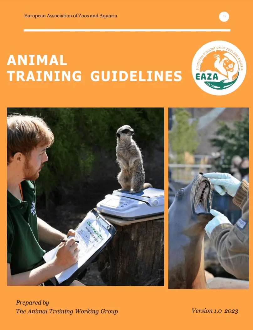 EAZA Animal training guidelines 