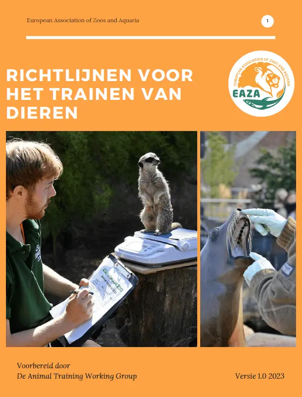 RICHTLIJNEN VOOR HET TRAINEN VAN DIEREN